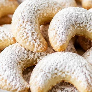 Melt-in-Your-Mouth Almond Crescent Cookies!