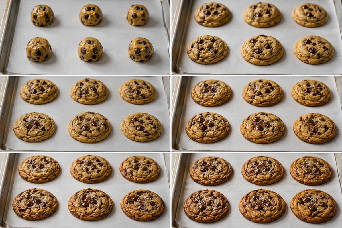 Brown butter chocolate chip cookies — Baking: Temperature and Timing