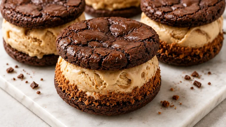 Brownie Ice Cream Sandwiches: Pure Bliss!