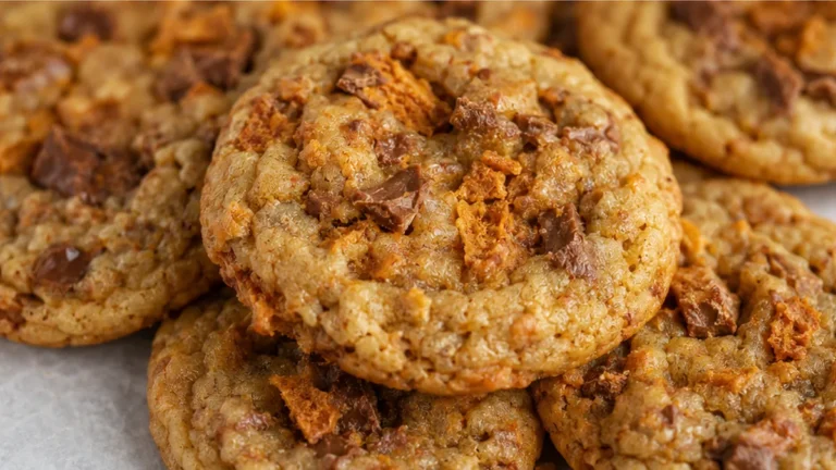 Chewy Butterfinger Cookies: New Obsession!