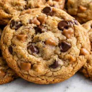 Chewy Butterscotch Chocolate Chip Cookies - butterscotch cookies