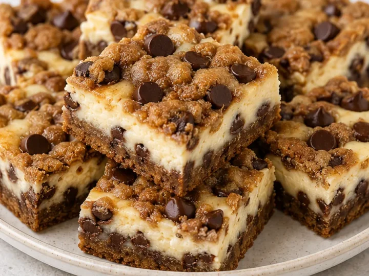 Chewy Chocolate Chip Cheesecake Bars
