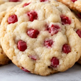 " Chewy Cherry Chip Cookies"