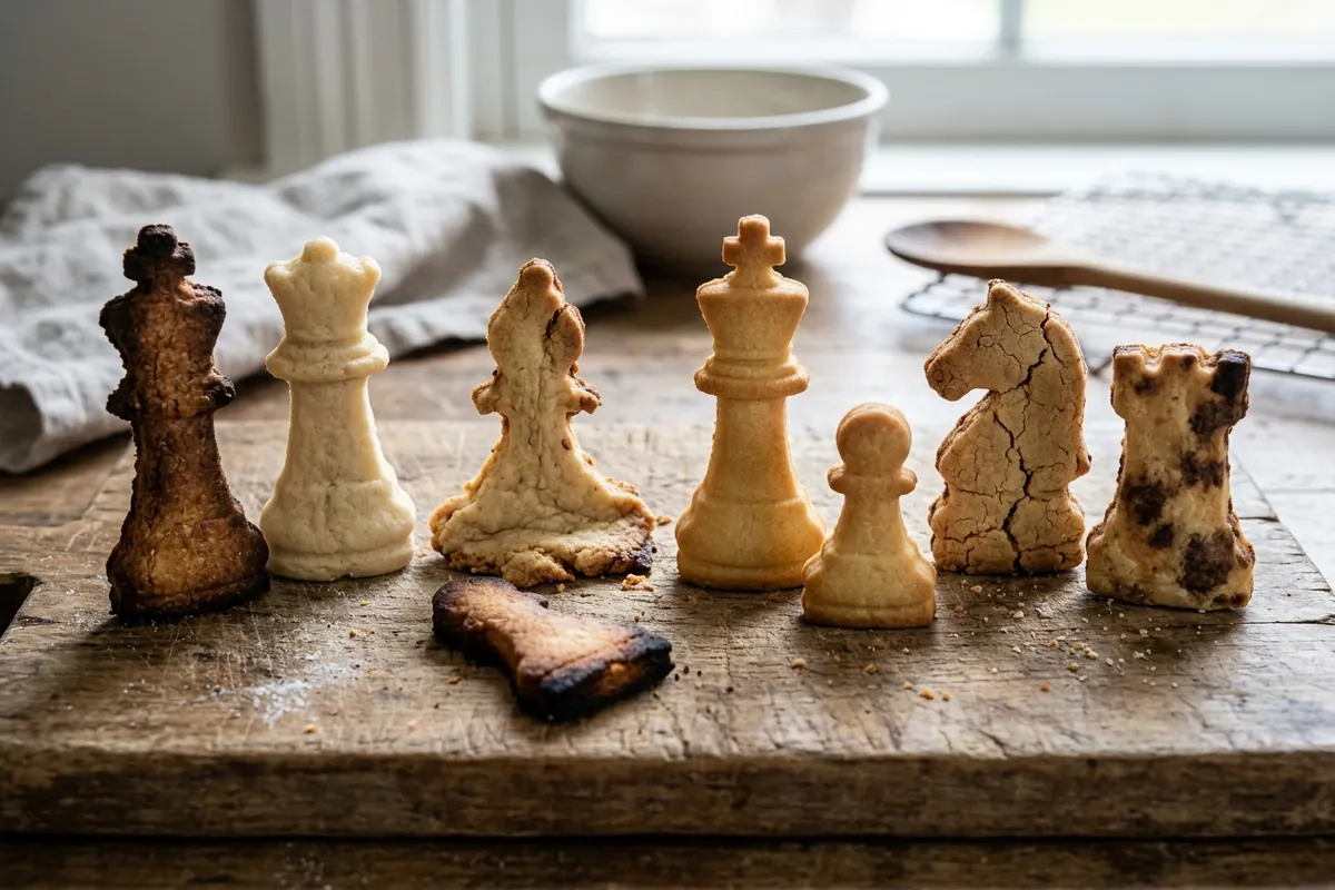 Chessman cookies — Troubleshooting and Common Mistakes