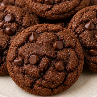 Chewy Chocolate Gingerbread Cookies