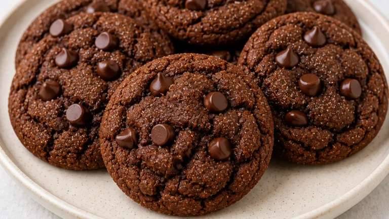 Chewy Chocolate Gingerbread Cookies