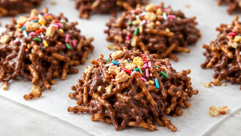 No-Bake Chocolate Haystacks: Crispy, Sweet & SO Easy!