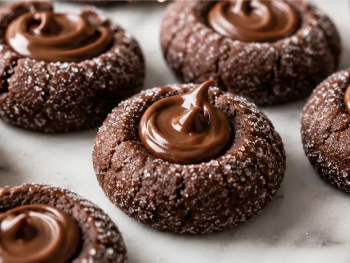 Irresistible Chocolate Hazelnut Thumbprints!