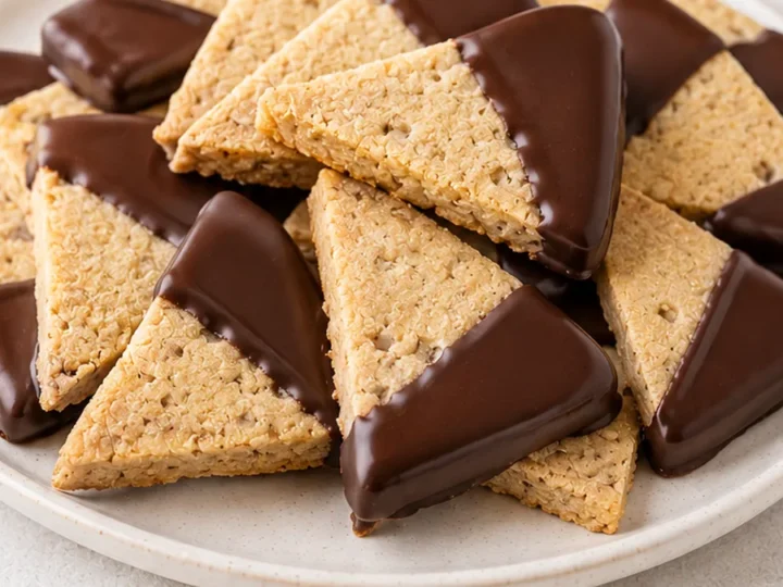 Chocolate Dipped Shortbread Cookies