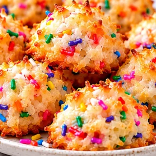 Funfetti Coconut Macaroons: Pure Joy!