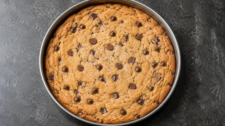 Cookie Cake: How to Bake a Chewy Giant Cookie at Home