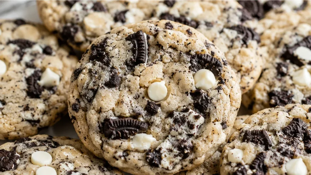 Creamy Dreamy Cookies & Cream Cookies! - cookies and cream - Cookies and Cream: master these incredibly chewy cookies loaded with crushed Oreos and white chocol