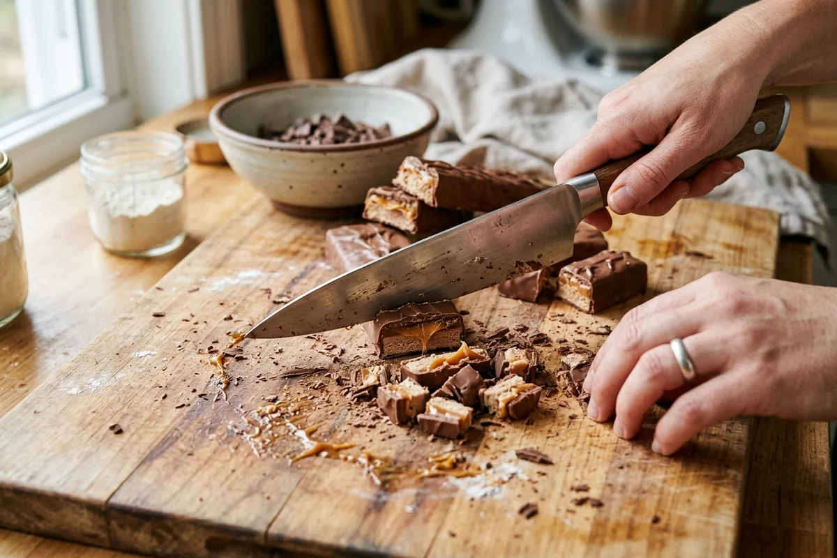Chop the Candy Right Cookies with milky way bars — Chop the Candy Right