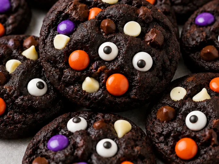 Spooky Double Chocolate Halloween Cookies!