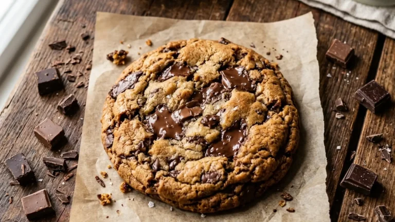Double Chunk Chocolate Cookie: How to Get Fudgy, Not Cakey