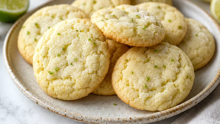 Zesty Key Lime Cookies