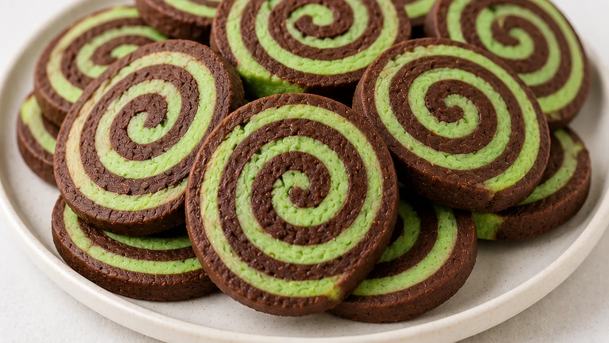 Mint Chocolate Pinwheels: Swirls of Joy! - mint chocolate cookies - Mint chocolate cookies: master these vibrant pinwheel cookies with a perfect blend of rich c