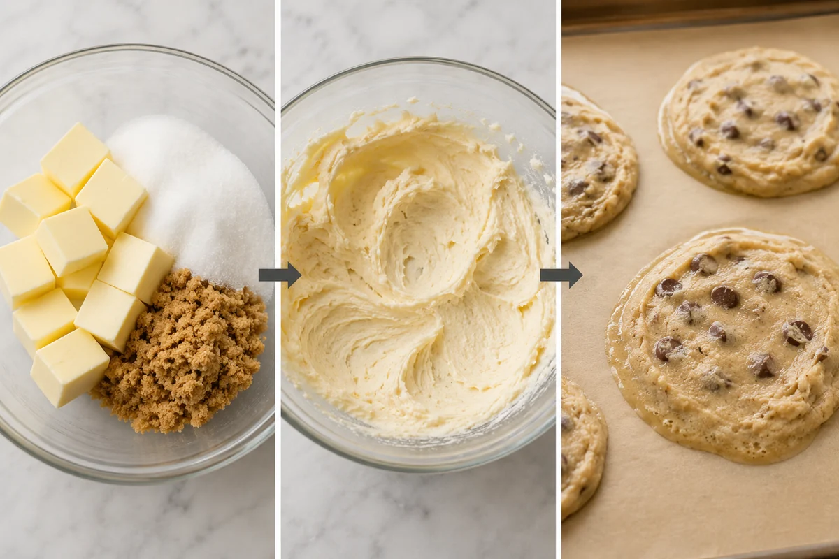 My cookies flat — Cause 1: The Butter Was Too Warm or Melted