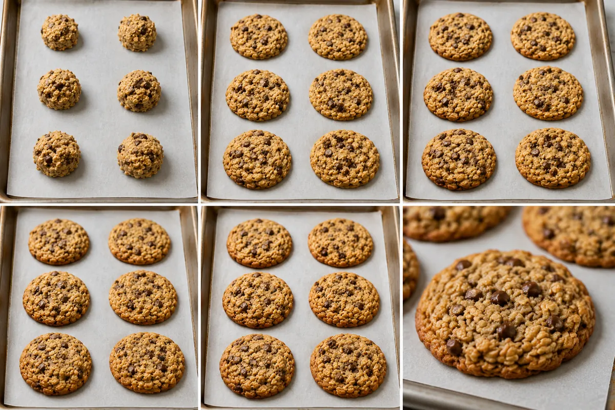 Oatmeal chocolate chip cookies — Baking: Temperature and Timing