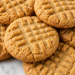 Crunchy Peanut Butter Cookies