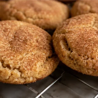 Chewy Peanut Butter Snickerdoodles