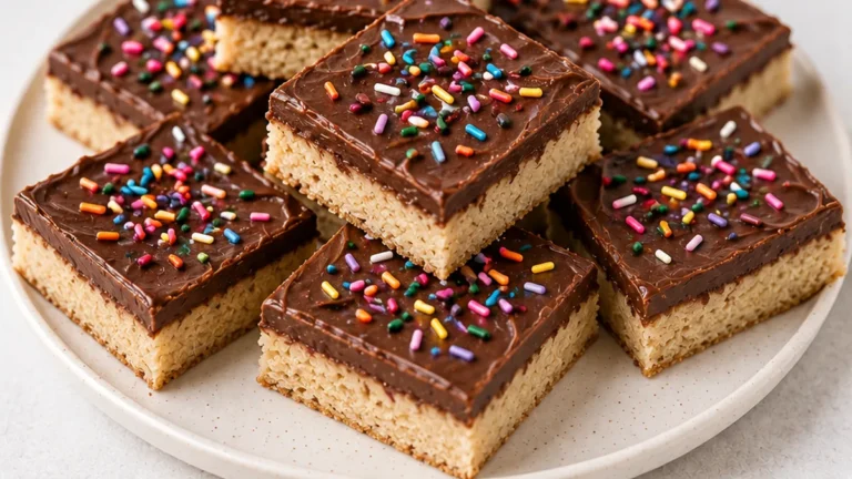 ” Chocolate Frosted Sugar Cookie Bars”