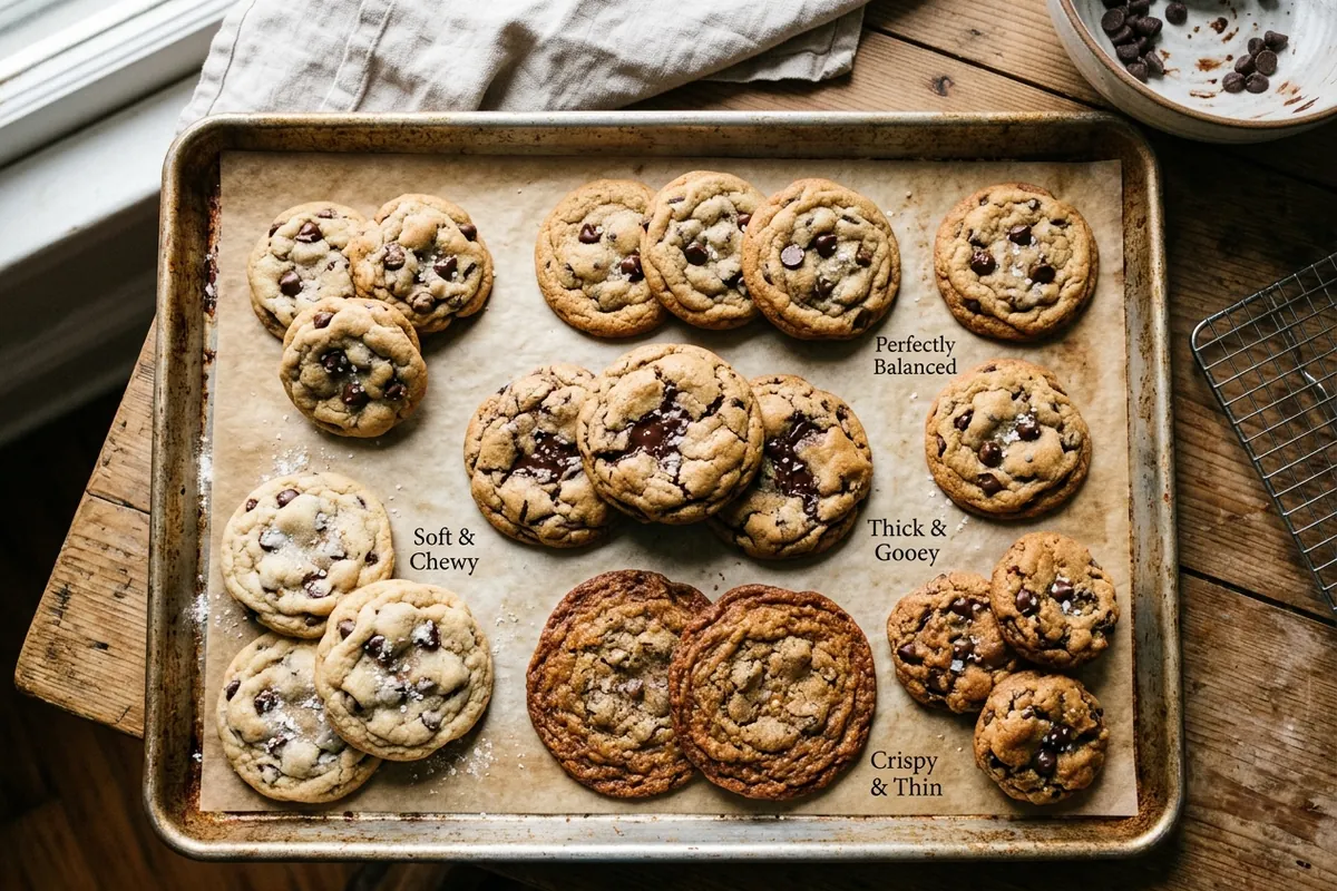 What temp to bake cookies — Choose Your Temperature by the Texture You Want
