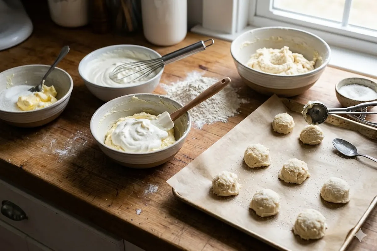Whipped cream cookie — The Recipe: Tender Whipped Cream Cookies (Makes About 30)