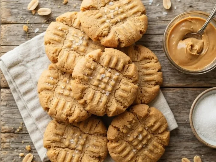 3-Ingredient Peanut Butter Cookies (Soft, Chewy, and Foolproof)