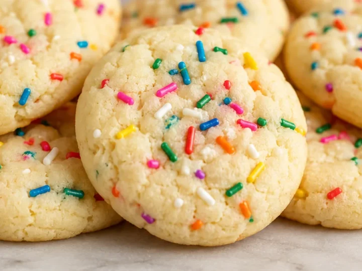 Cake Batter Meltaway Cookies