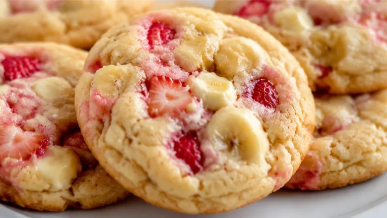 Heavenly Strawberry Banana Cheesecake Cookies!