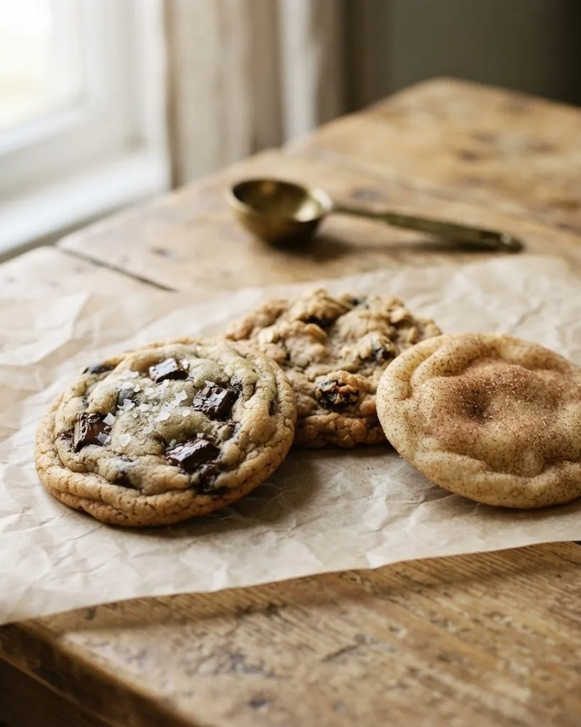 Detail view of a short, sourced history of the cookie
