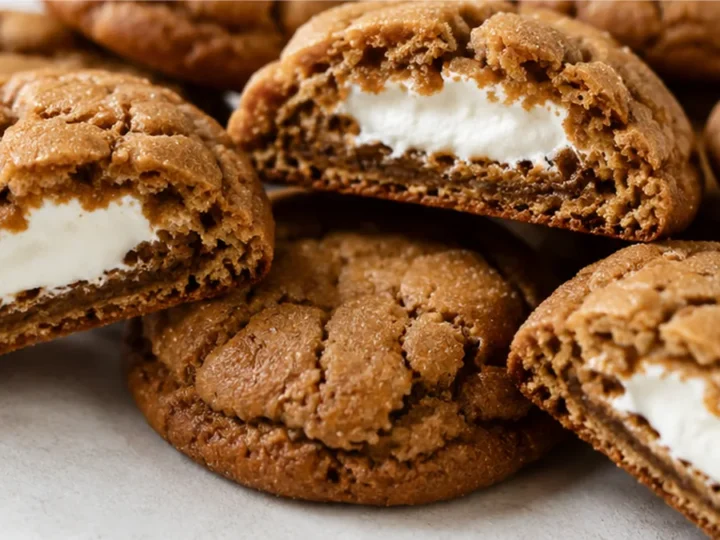 Marshmallow Stuffed Ginger Cookies: Pure Joy!