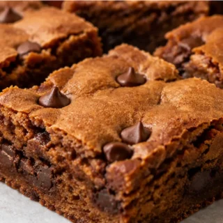 " Chewy Gingerbread Chocolate Chip Bars" - gingerbread bars