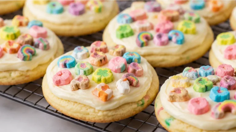 Lucky Charms Frosted Sugar Cookies