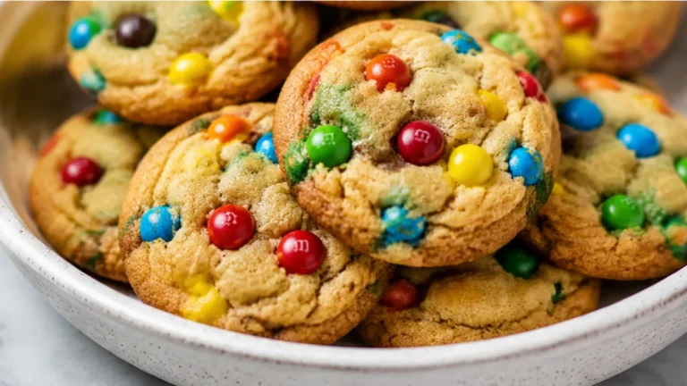 Mini M&M Cookies: Pure Bite-Sized Joy!