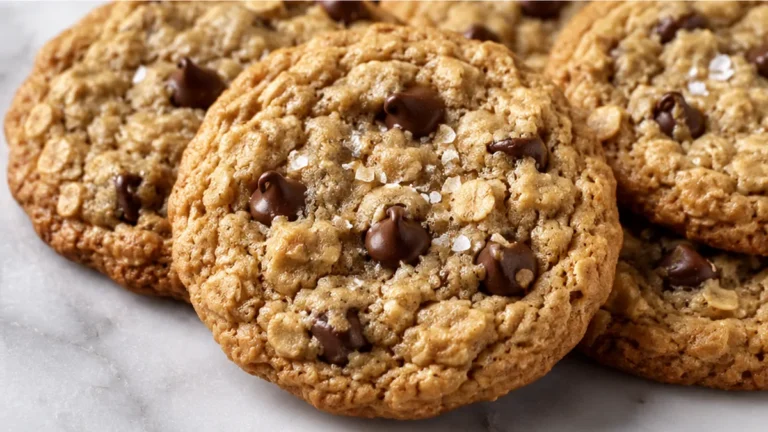 Chewy Brown Butter Oatmeal Cookies