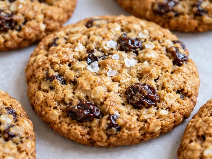 Salted Oatmeal Raisin Cookies