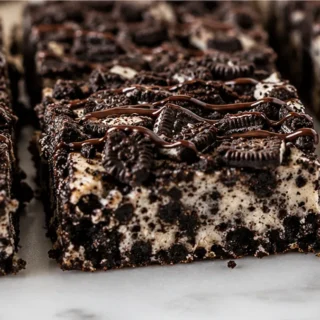 Dreamy Oreo Truffle Cookie Bars