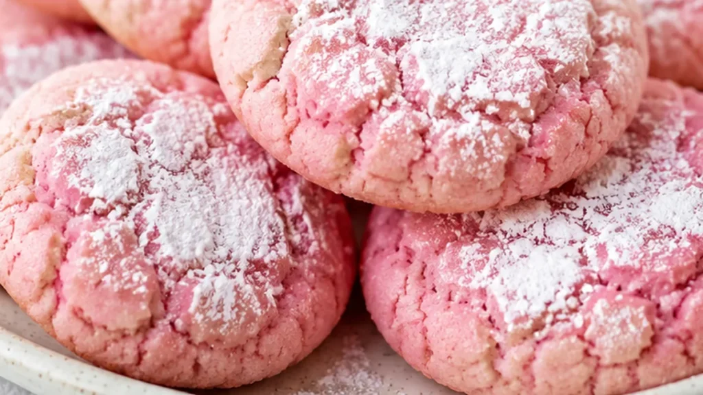 Melt-in-Your-Mouth Pink Velvet Cookies! Pink Velvet Cookies: bake these incredibly soft, vibrant, and delicious sugar cookies. Topped with a fluffy Ermine frost