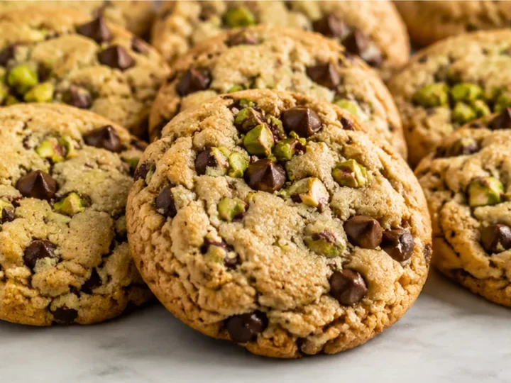 Pistachio Chocolate Chip Cookies