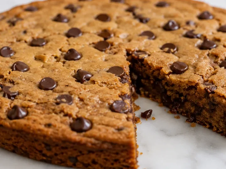 Pumpkin Chocolate Chip Cookie Cake