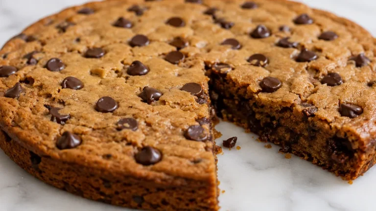 Pumpkin Chocolate Chip Cookie Cake