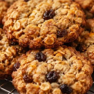 Zesty Orange Oatmeal Raisin Cookies - school day cookies