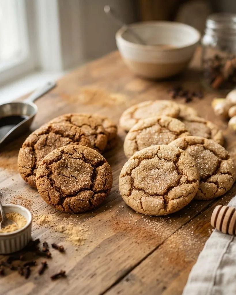 Close-up illustrating ginger Snaps vs Gingerbread Snaps: The Naming Question Solved