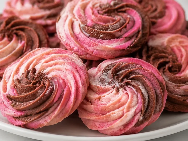 Pink Swirl Spritz Cookies: Melt-in-Your-Mouth Delight!