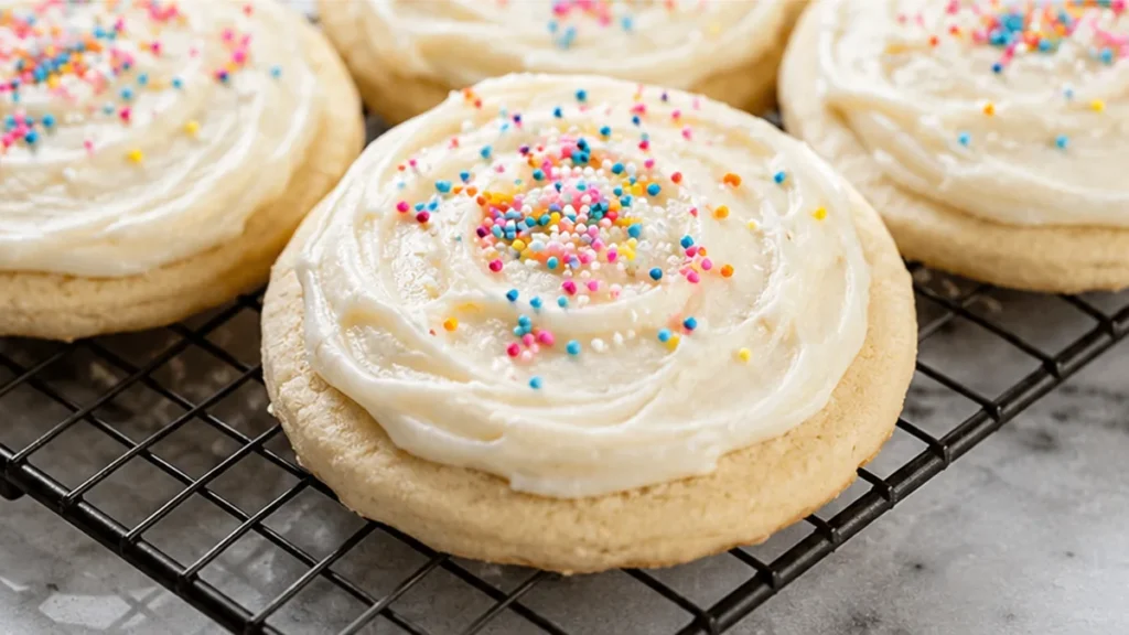 Frosted Sugar Cookies Recipe - Sugar cookies: bake this incredibly soft and chewy frosted recipe. Master the secret to perfect texture every time with our simpl