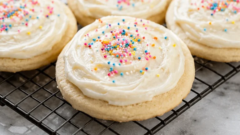 Frosted Sugar Cookies Recipe