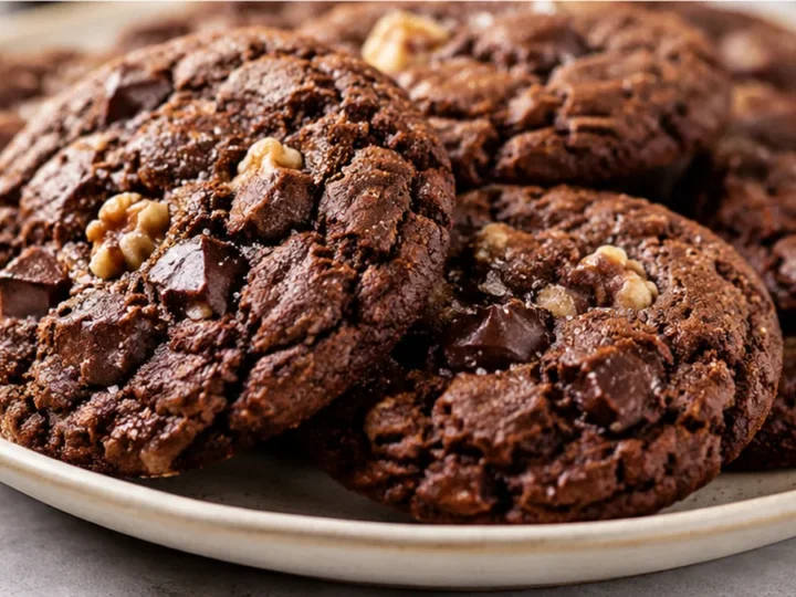 Double Chocolate Toasted Graham Cookies
