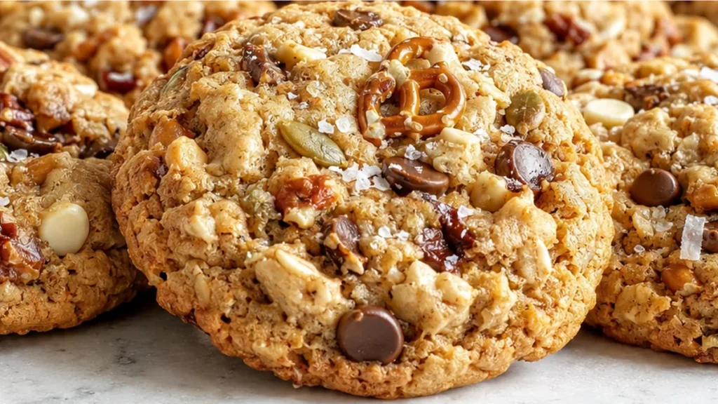 Ultimate Kitchen Sink Cookies: Sweet & Savory Delight! Kitchen Sink Cookies: whip up these sweet and salty treats loaded with chocolate and crunchy potato chips